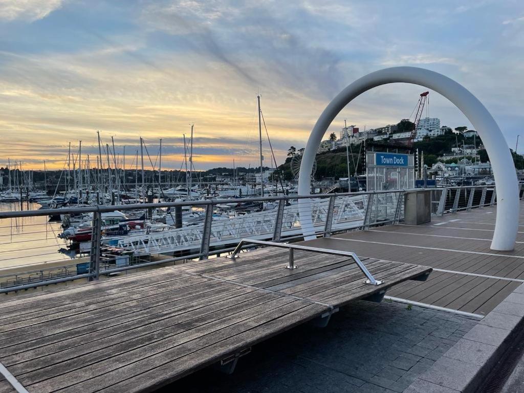 Harbour Side, Garden Apartment Torquay Bagian luar foto